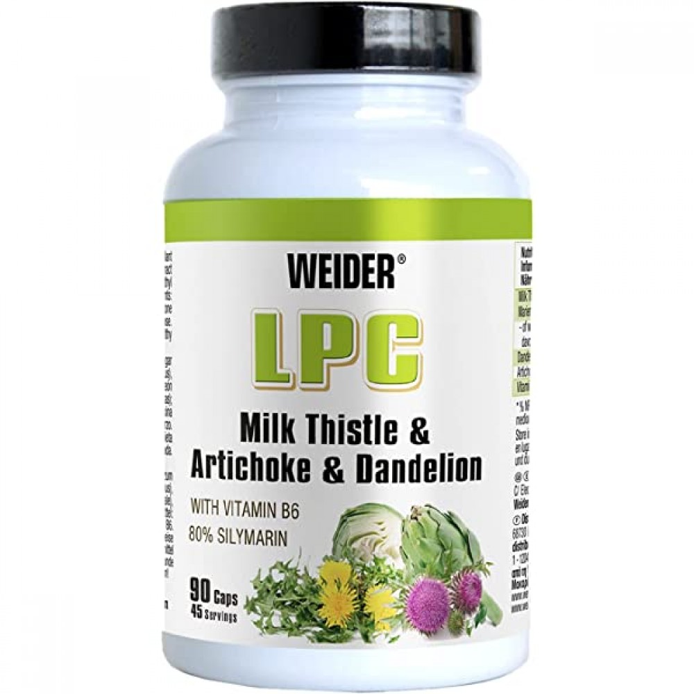 LPC Weider 90 κάψουλες - Liver Protector (Συκώτι)