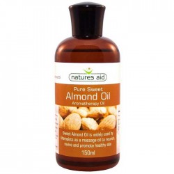 Pure Sweet Almond Oil 150ml - Natures Aid / Αμυγδαλέλαιο - Λάδι σώματος
