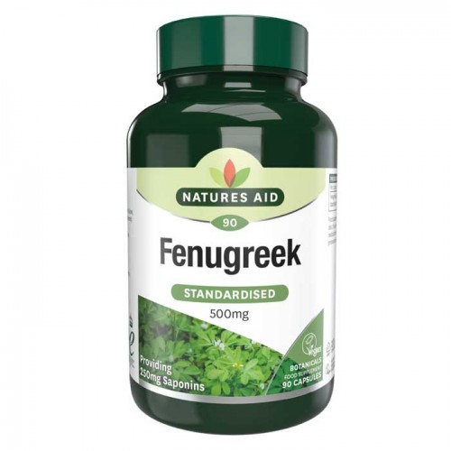 Fenugreek 500mg 90 κάψουλες - Natures Aid / Σεξουαλική Υγεία