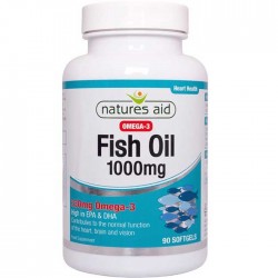 Fish Oil 1000 mg 90 softgels Natures Aid / Ωμέγα 3 λιπαρά