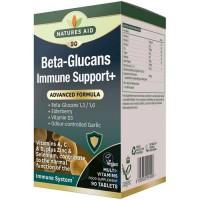 Immune Support+ with Beta Glucans 90 tablets - Natures Aid / Ανοσοποιητικό