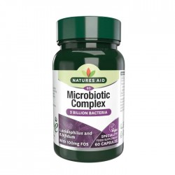 Microbiotic Complex (with Bifidus and FOS) 60 κάψουλες Natures Aid / Προβιοτικό