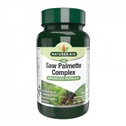 Saw Palmetto Complex with Nettle, Zinc & Amino Acids 60 ταμπλέτες - Natures Aid / Προστάτης