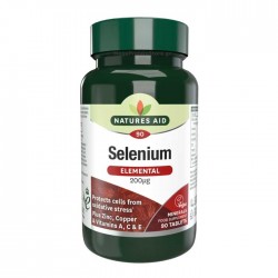 Selenium Elemental 200mg 90 ταμπλέτες Natures Aid / Μέταλλα