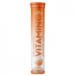 Vitamin C 1000 mg Effervescent 20 ταμπλέτες Natures Aid / Αναβράζουσες  Βιταμίνες