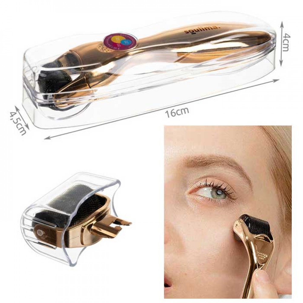 Derma roller 3-in-1 0.25-0.5-1.5 mm - Soulima / Microneedle