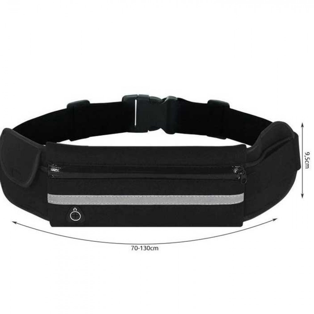 Kidney running belt black Trizand - Ζώνη τρεξίματος